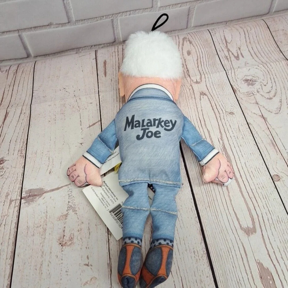 Fuzzu Funny Political Parody Joe Biden President Dog Toy Doll Figure Squeaks 12